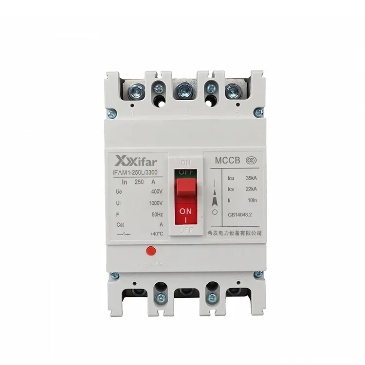 250a 2p Mccb Circuit Breaker Sabit Növ