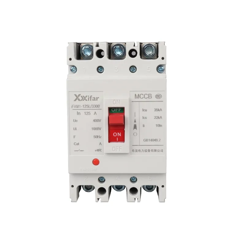 3p 100a Mccb qəliblənmiş qutu dövrə açarı 400v